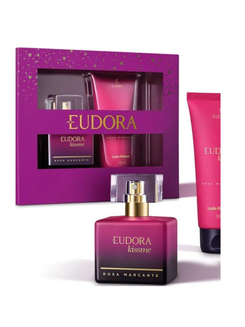 Kit Perfume Feminino Eudora Kiss Me 50ml + Loção Hidratante 100ml - Blackhurst