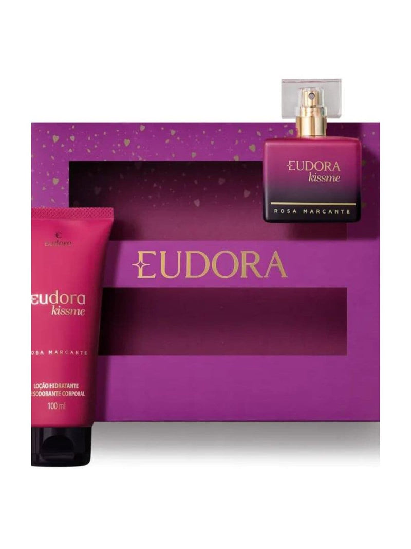 Kit Perfume Feminino Eudora Kiss Me 50ml + Loção Hidratante 100ml - Blackhurst