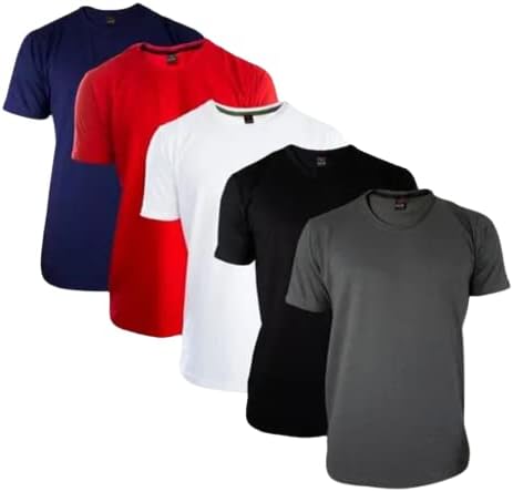 Kit 5 Camiseta Básica Masculina Gola Redonda Algodão Original Ducam - Blackhurst