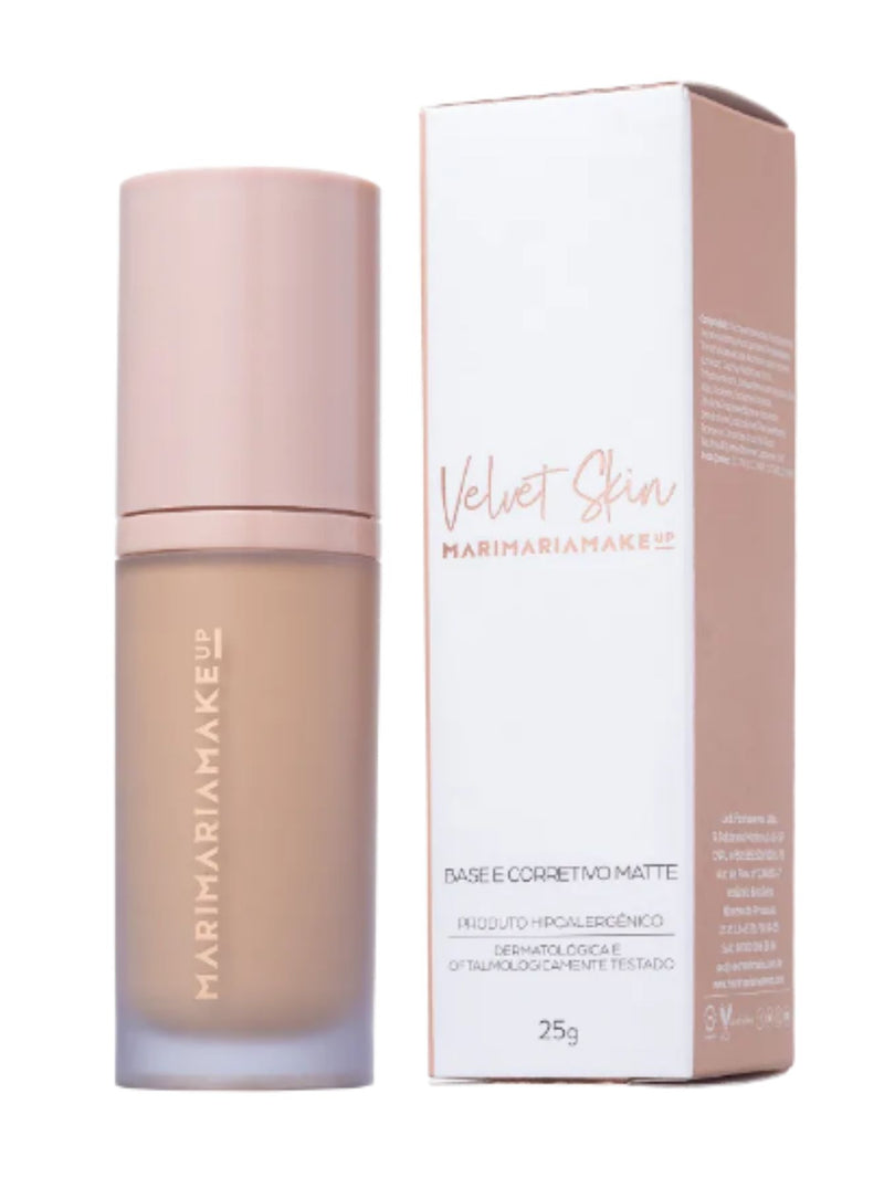 Base e Corretivo Matte Velvet Skin Bege Médio - Mari Maria Makeup - Blackhurst